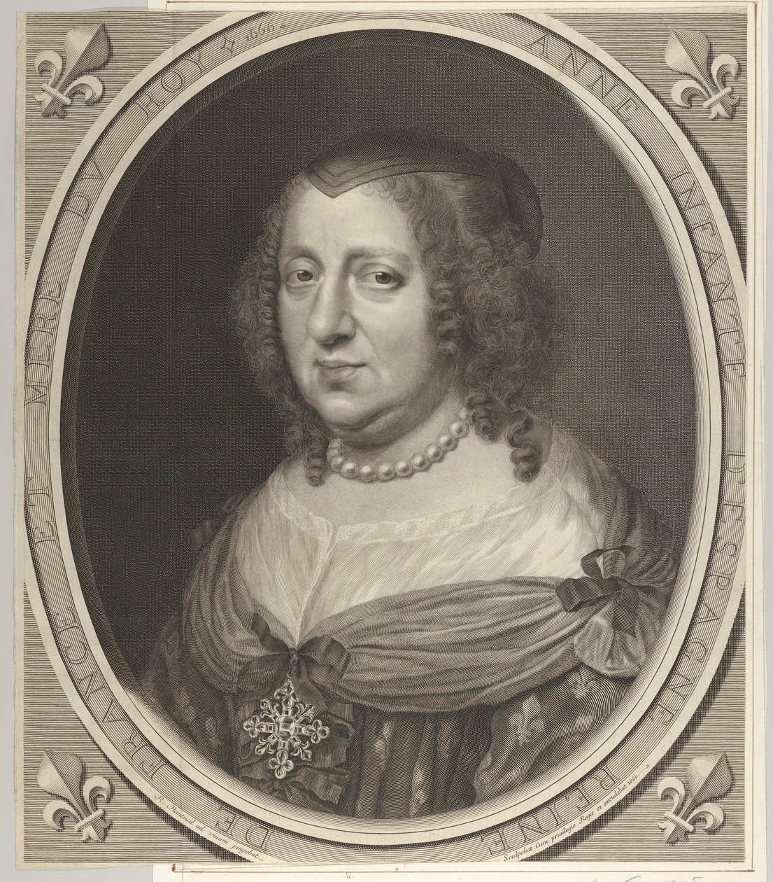 Anna von Österreich von Robert Nanteuil