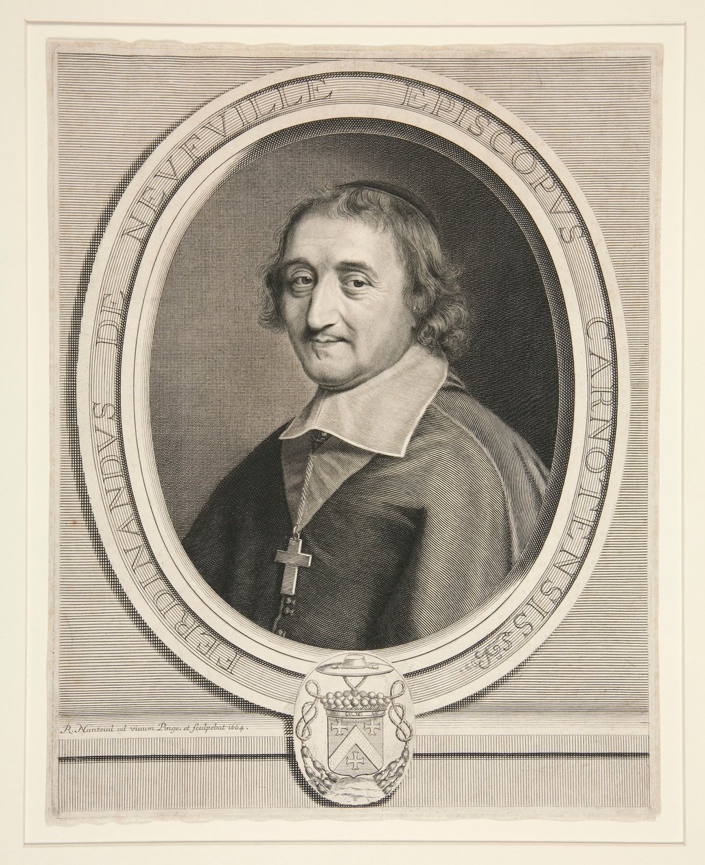 Ferdinand de Neufville, Bischof von Chartres (1608-1678) von Robert Nanteuil