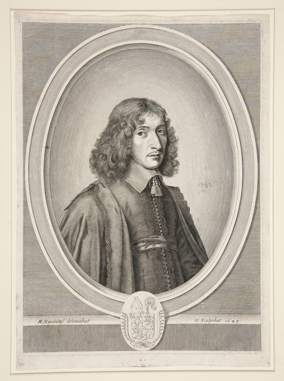 François Molé, Abt von Sainte-Croix de Bordeaux, dann Maître des Requêtes (1625-1712) von Robert Nanteuil