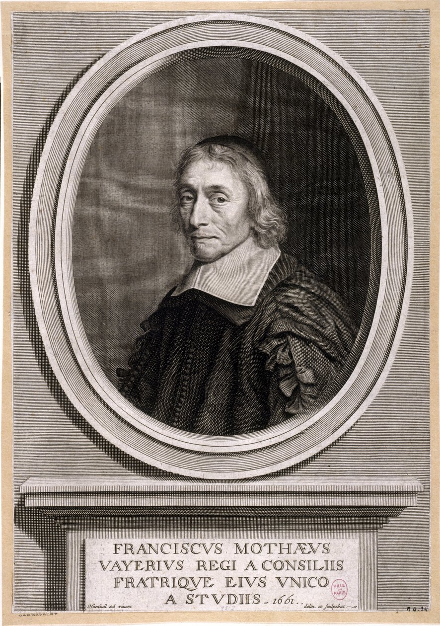 François de la Mothe-Levayer. 1661. von Robert Nanteuil