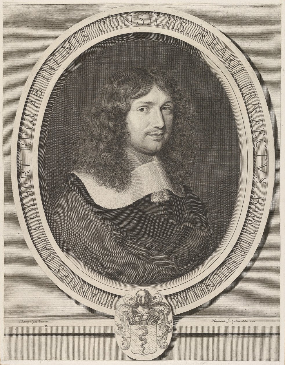 Jean-Baptiste Colbert von Robert Nanteuil