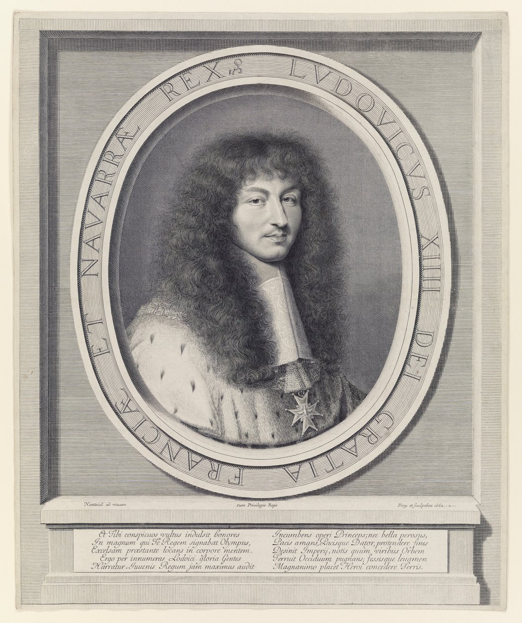 Ludwig XIV. von Robert Nanteuil