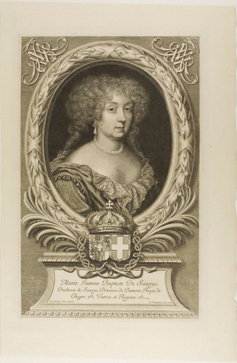 Marie Jeanne Baptiste de Savoye von Robert Nanteuil
