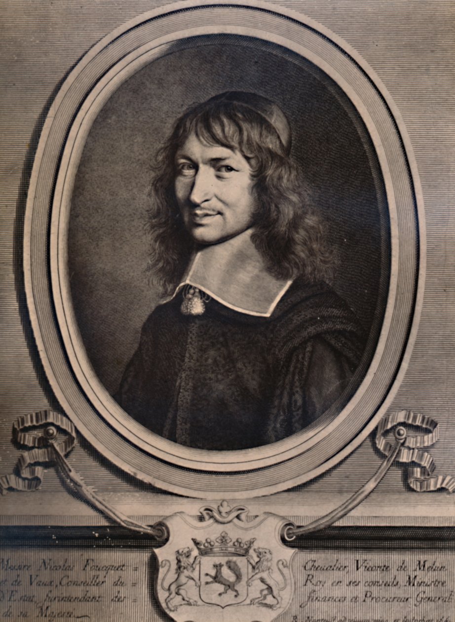 Nicolas Fouquet, Finanzminister von Ludwig XIV. von Frankreich, 17. Jahrhundert 1894 von Robert Nanteuil