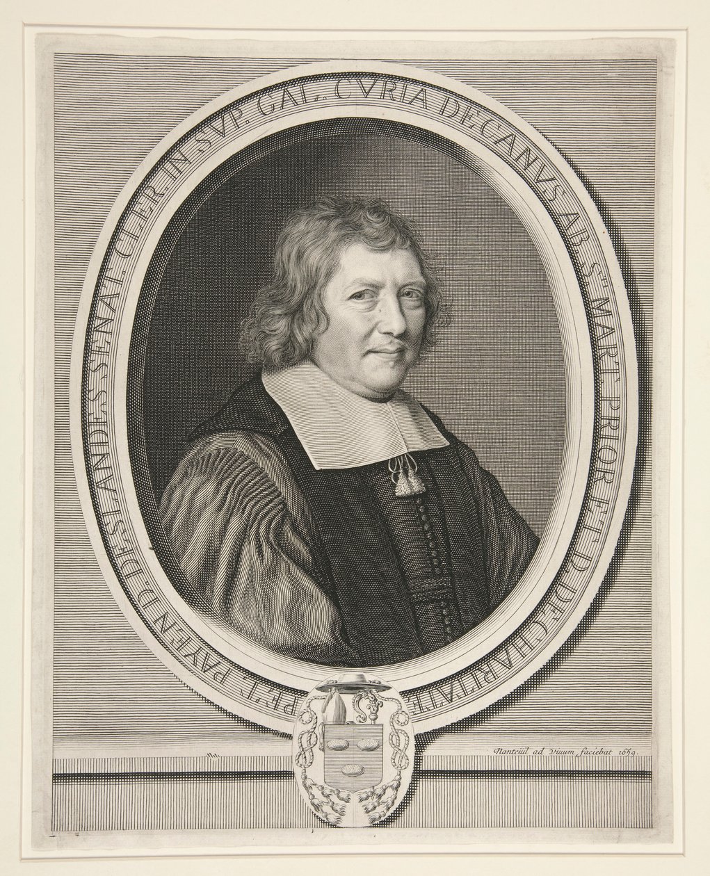 Pierre Payen-Deslandes, Dekan der Ratsgeistlichen des Parlaments von Paris, Abt von Saint-Martin und Prior von La Charité von Robert Nanteuil