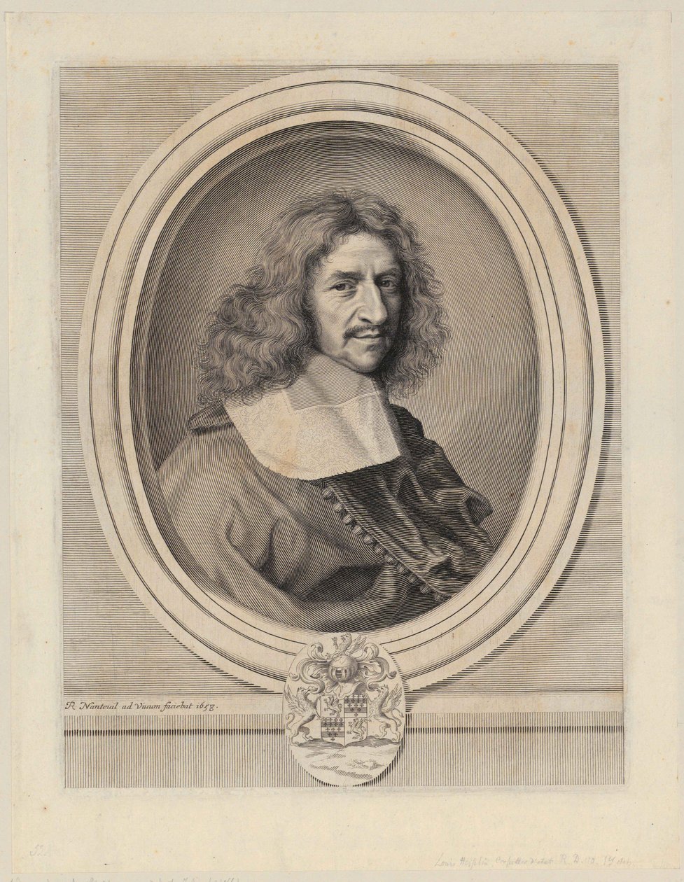 Porträt von Louis Hesselin von Robert Nanteuil