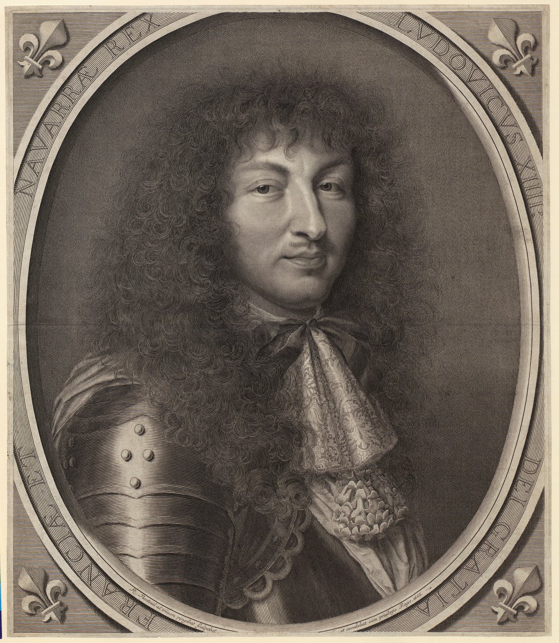 Porträt von Ludwig XIV. von Robert Nanteuil