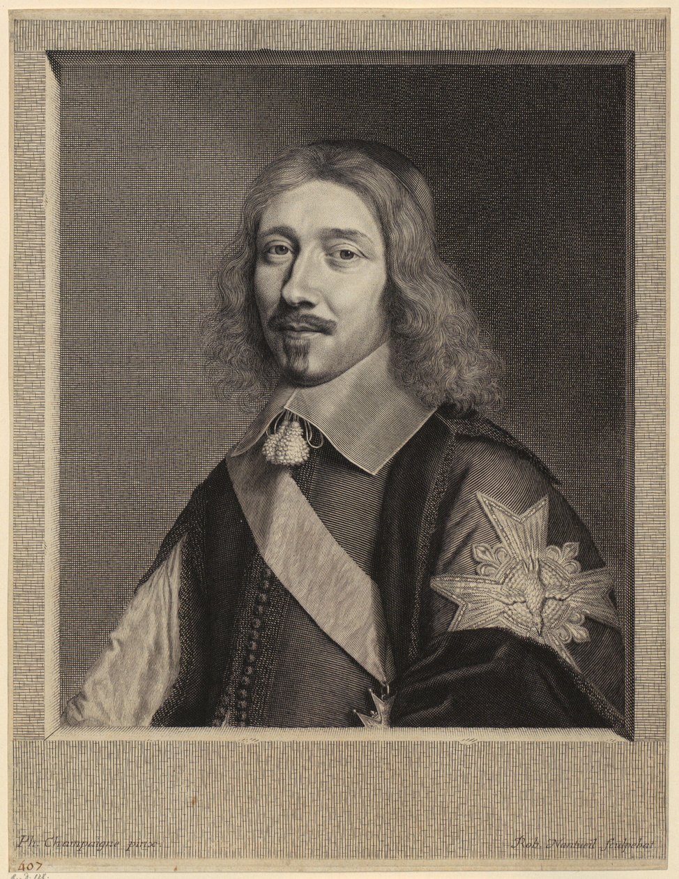 Porträt von Michel IV. Le Tellier, französischer Minister von Robert Nanteuil