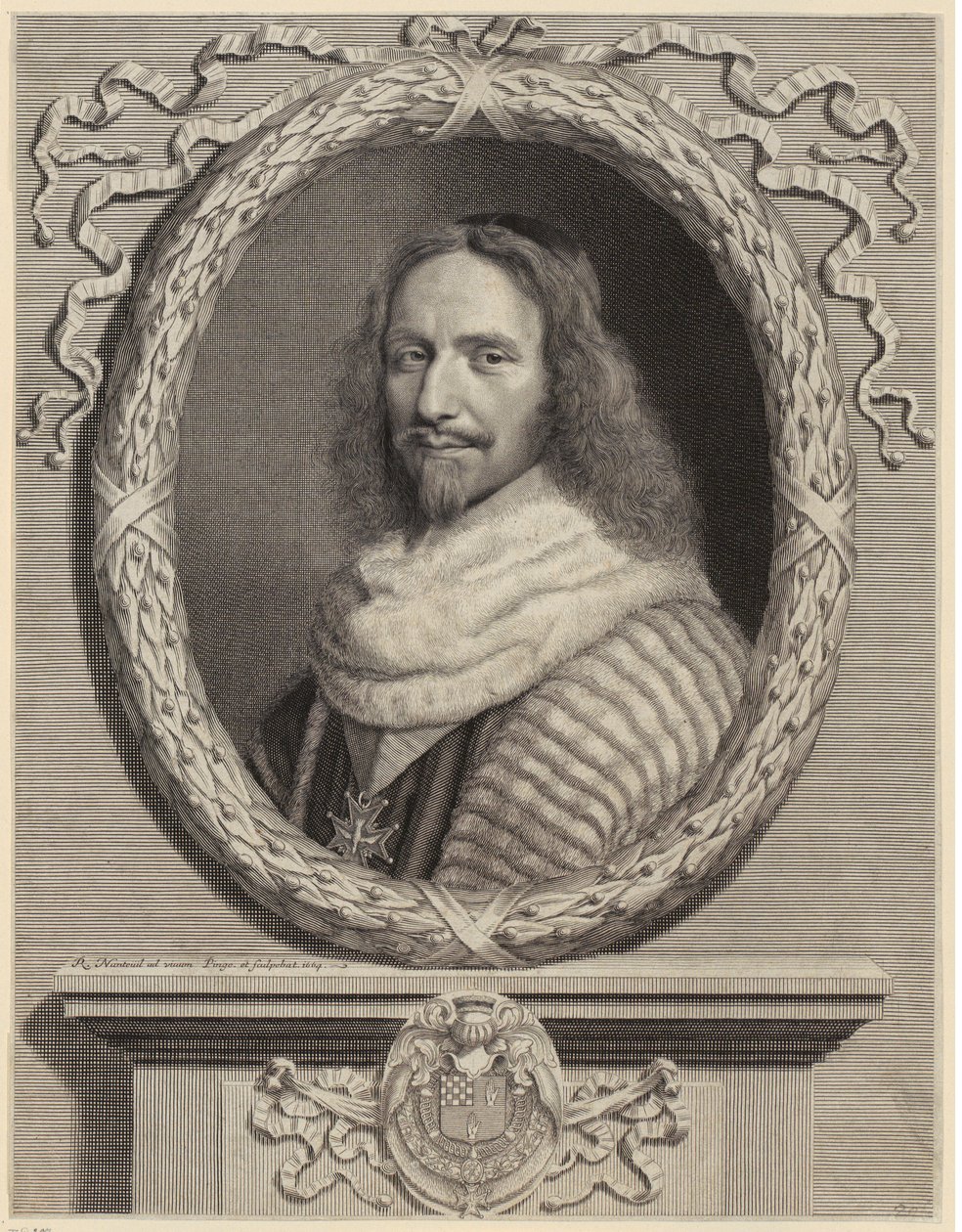 Porträt von Nicolas Potier von Novion von Robert Nanteuil