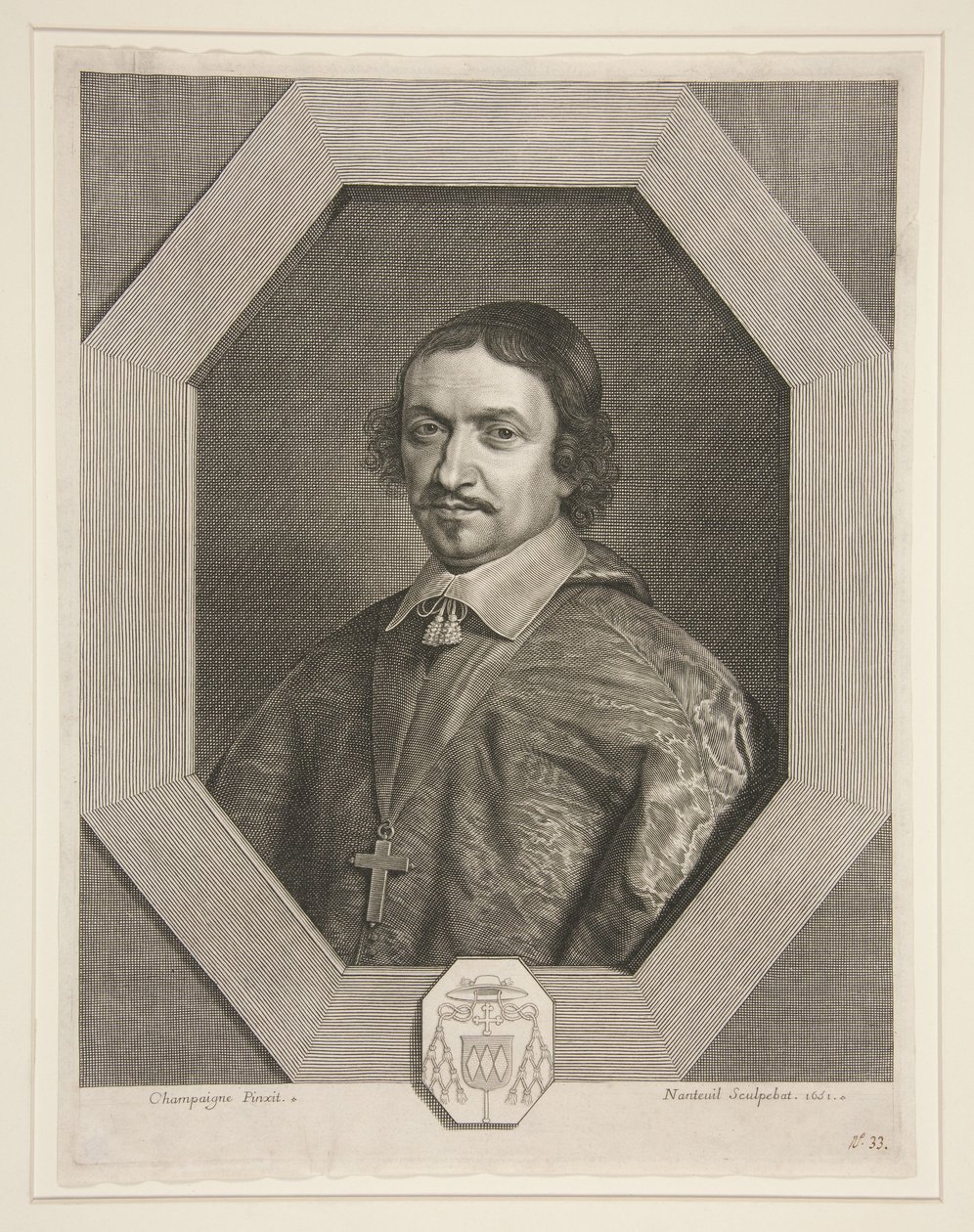 Victor Le Bouthellier, Erzbischof von Tours (1596-1670) von Robert Nanteuil