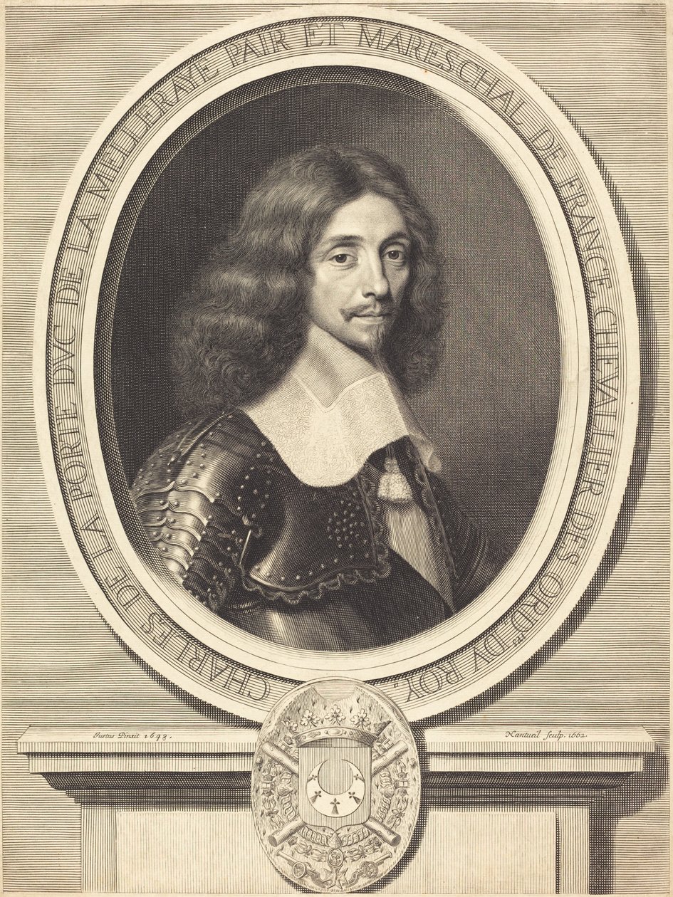 Marschall de La Meilleraye von Robert Nanteuil after Justus van Verus