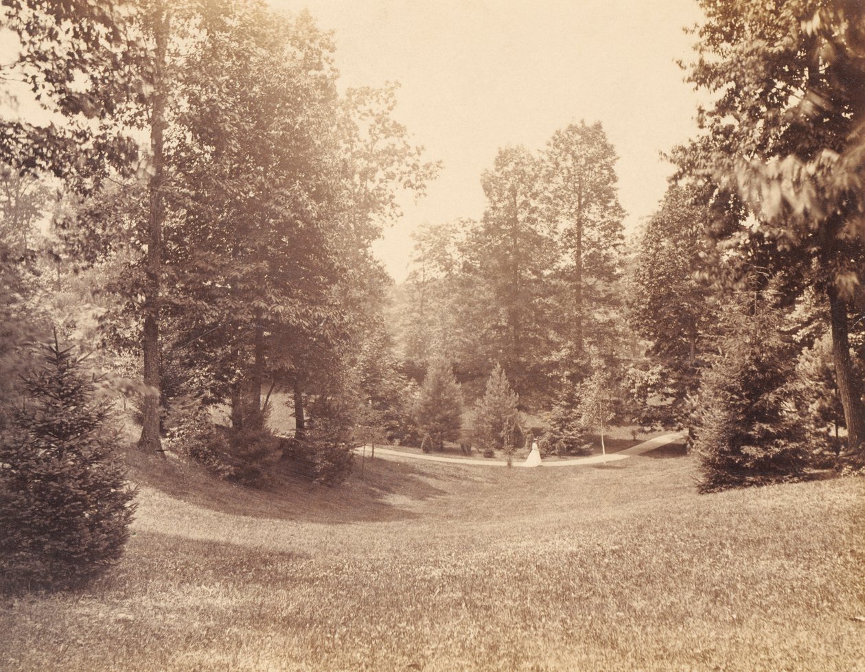 Clarence Howard Clark Anwesen, aus dem Portfolio "Ansichten in Chestnutwold" von Robert Newell