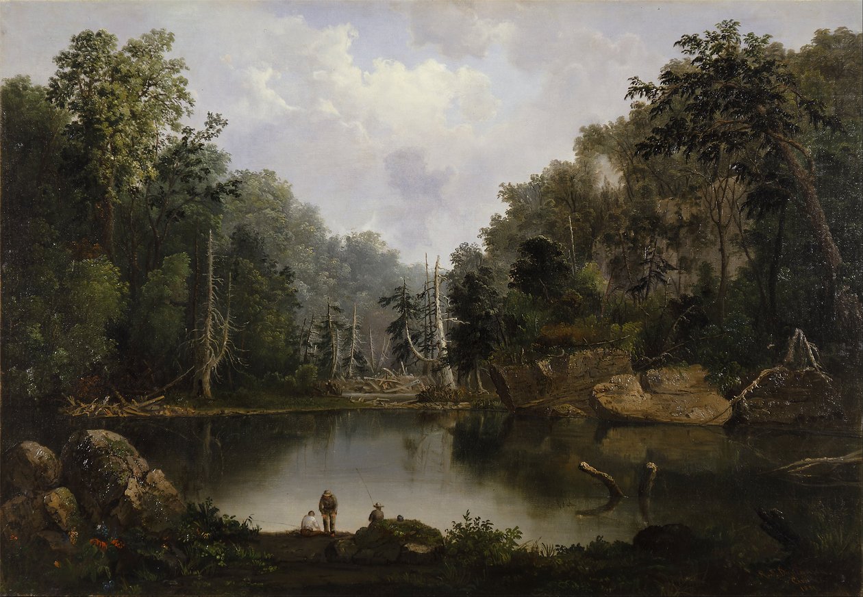 Blue Hole, Hochwasser, Little Miami River von Robert Seldon Duncanson