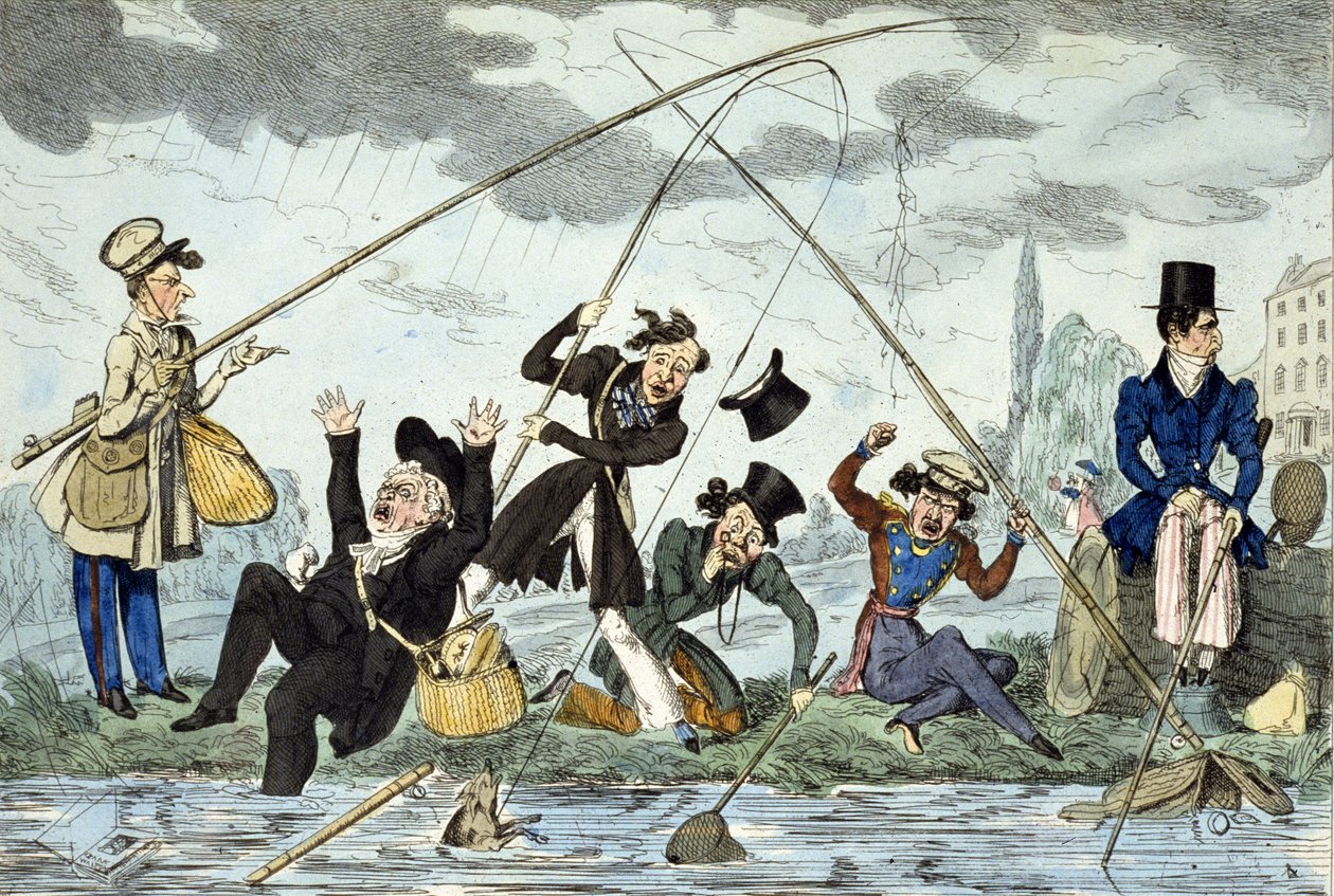 Waltonising oder Grönland-Fischer, um 1830 von Robert Seymour