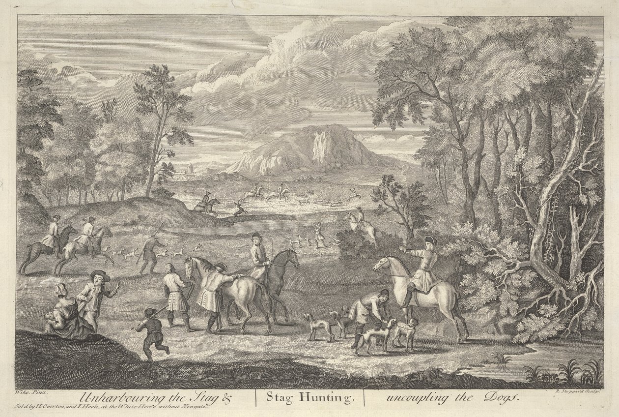 Das Aufscheuchen des Hirsches von Robert Sheppard