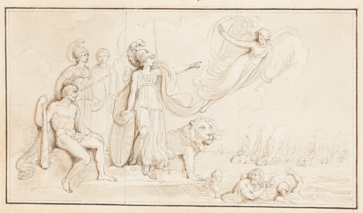 Eine Allegorie der britischen Seemacht von Robert Smirke