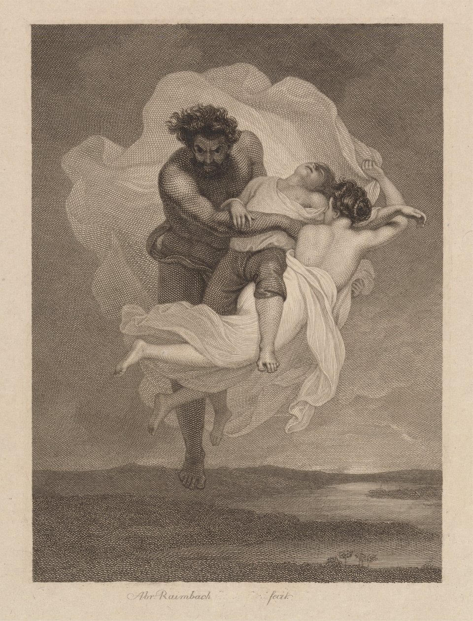 Ohne Titel: Bedreddins Flucht aus Kairo von Robert Smirke