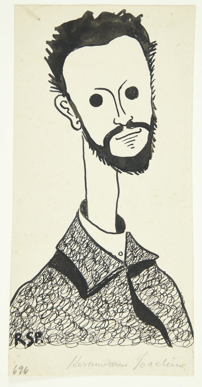 Porträt des Malers und Keramikers Chr. Joachim (1870-1943) von Robert Storm Petersen