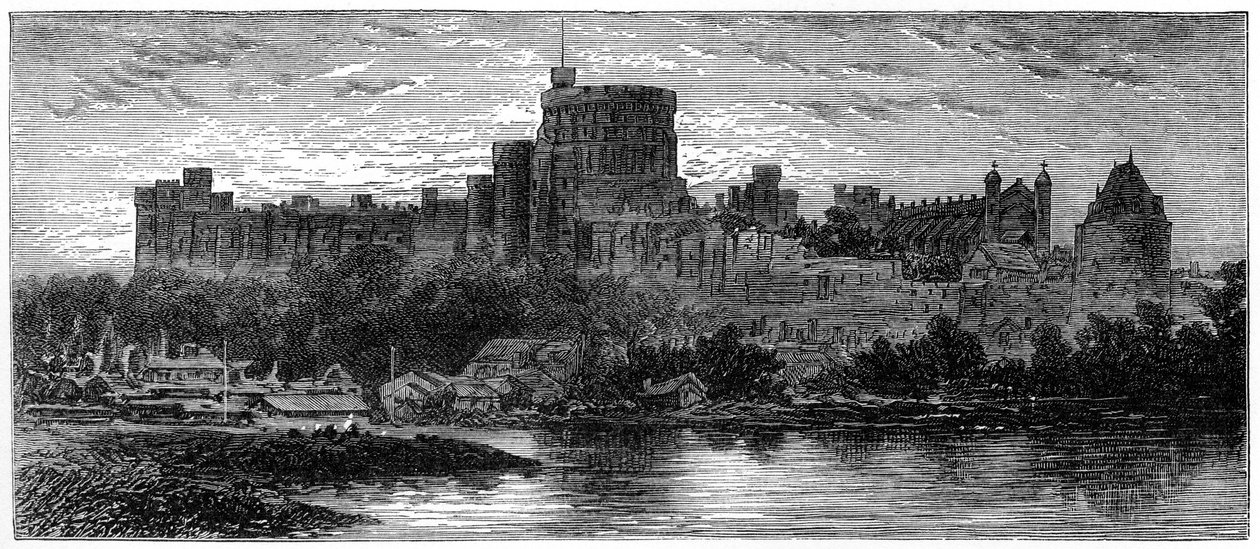 Windsor bei Sonnenaufgang, vom Brocas, 1880 von Robert Taylor Pritchett