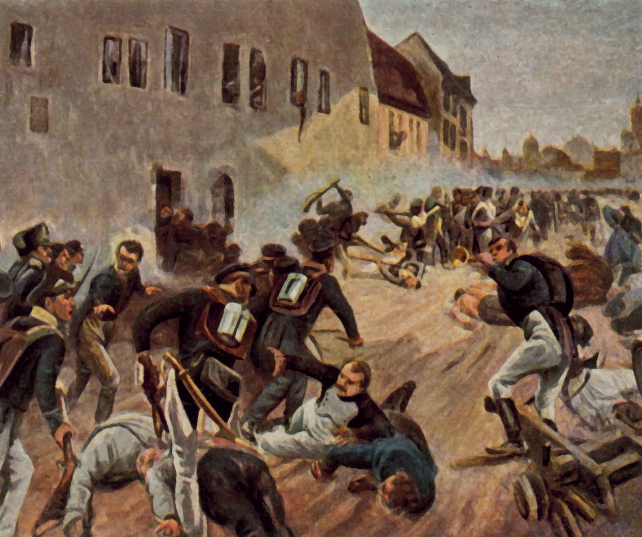 Sturm auf das Grimma-Tor von Robert Von Haug