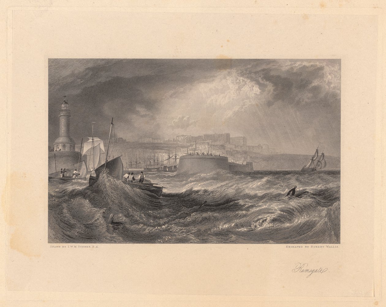 Ramsgate von Robert Wallis: Hochwertigste Kunstreproduktion
