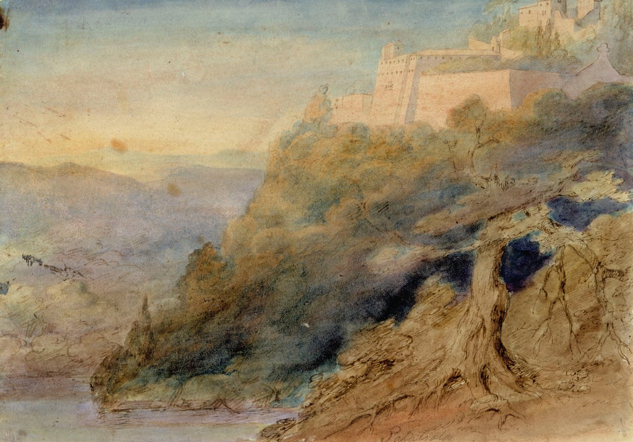 Palazzolo, Italienische Landschaft von Robert Wilhelm Ekman