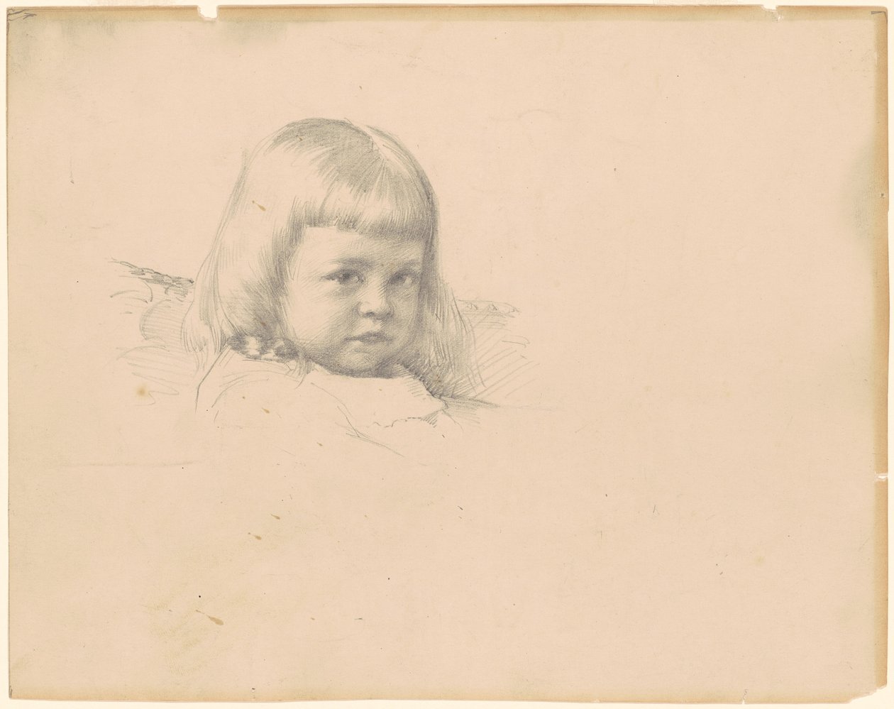 Studie für "Porträt von Esther Haydin" von Robert William Vonnoh