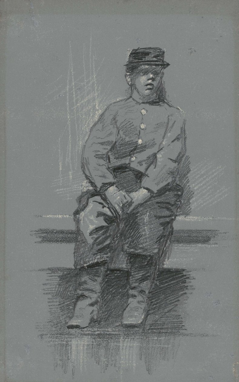 Der Kadett, ca. 1895 von Robert William Vonnoh