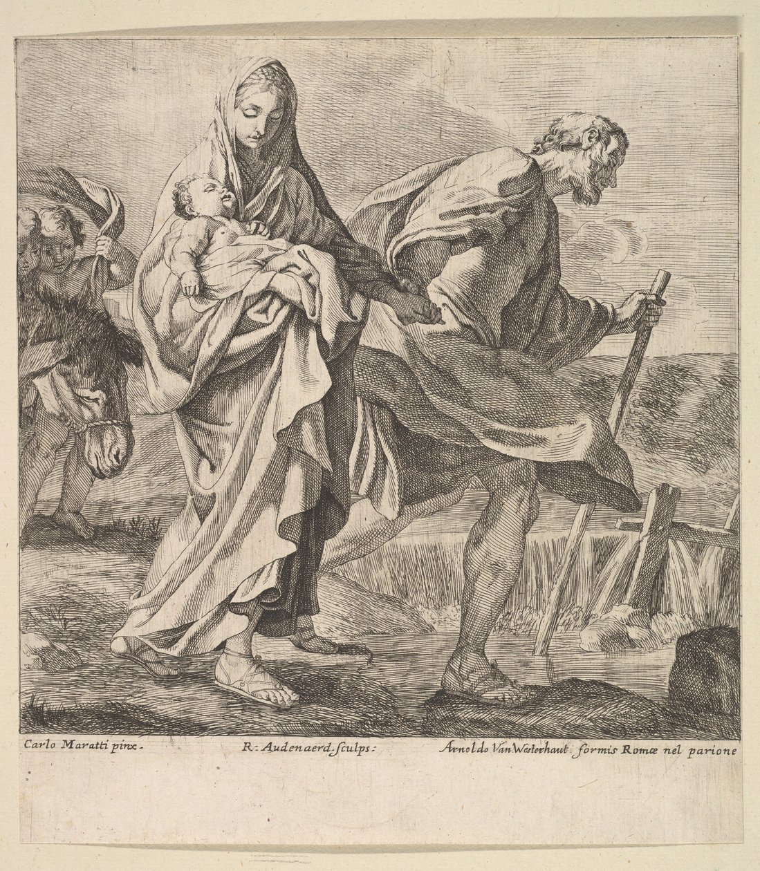 Flucht nach Ägypten von Robert van Audenaerde