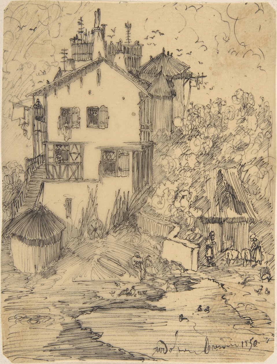Ein rustikales Landhaus von Rodolphe Bresdin