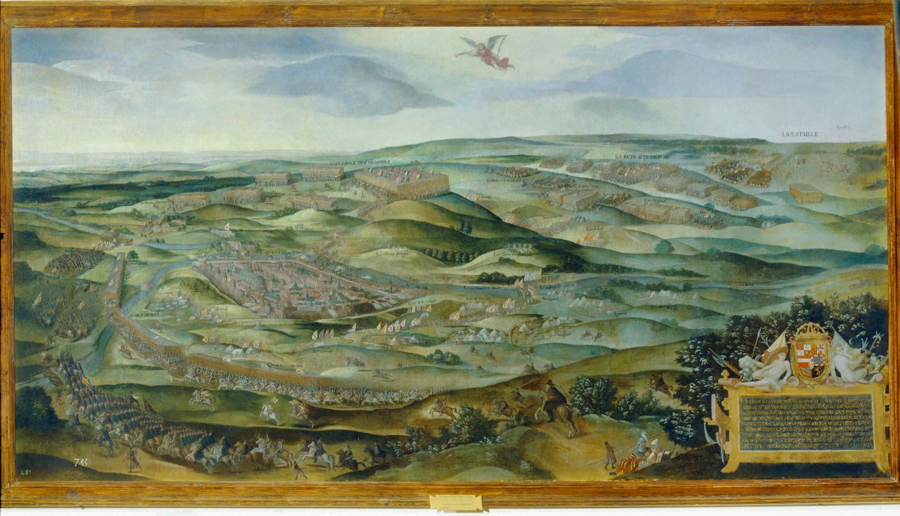 Die Schlacht von St. Quentin von Rodrigo de Holanda