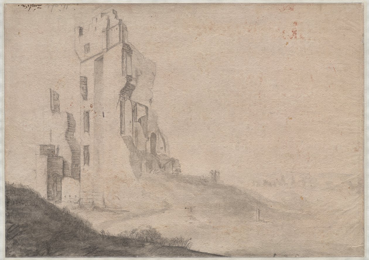 Ruine des Huis Ter Kleef bei Haarlem von Roelant Roghman