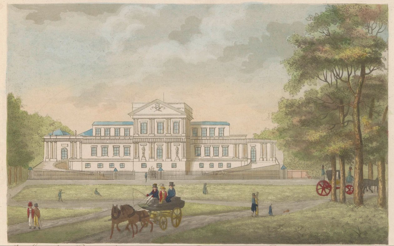 Pavillon Welgelegen in Haarlem, ca. 1825 von Roelof van der Meulen