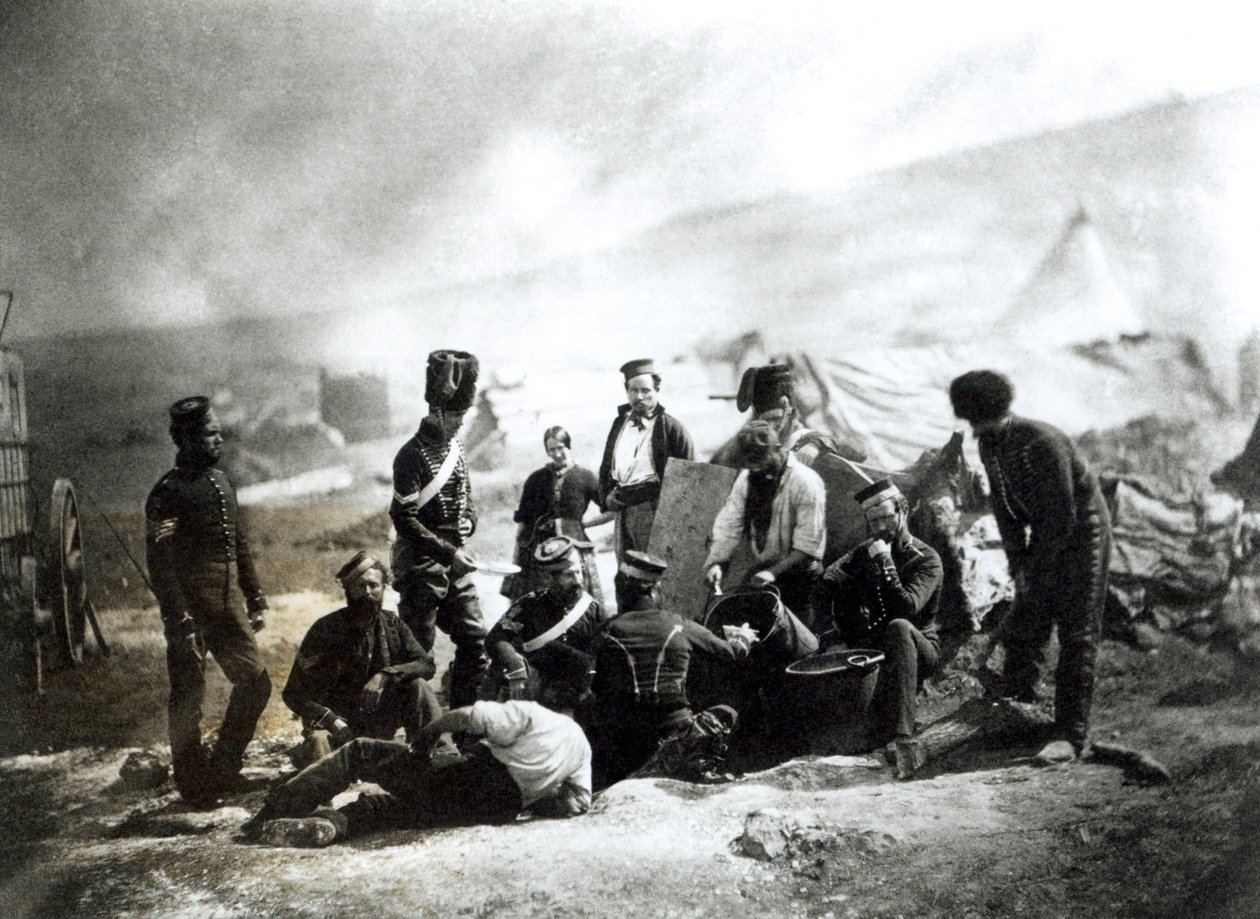 Soldaten auf der Krim, ca. 1855 von Roger Fenton