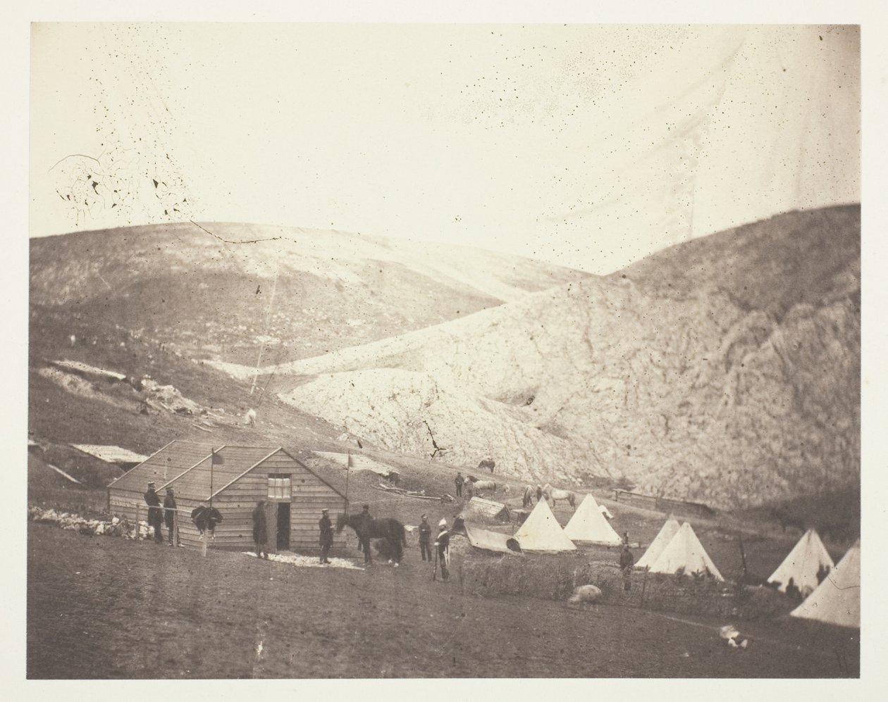 Lager der 4. Dragonerwache, nahe Karyni von Roger Fenton