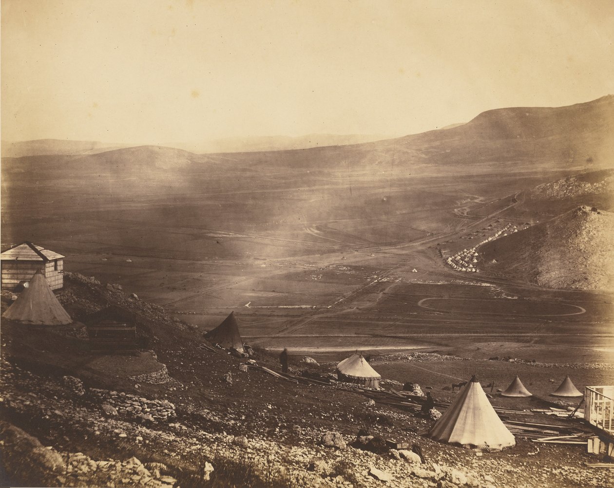 Kavallerielager, Blick auf Kadikoi von Roger Fenton