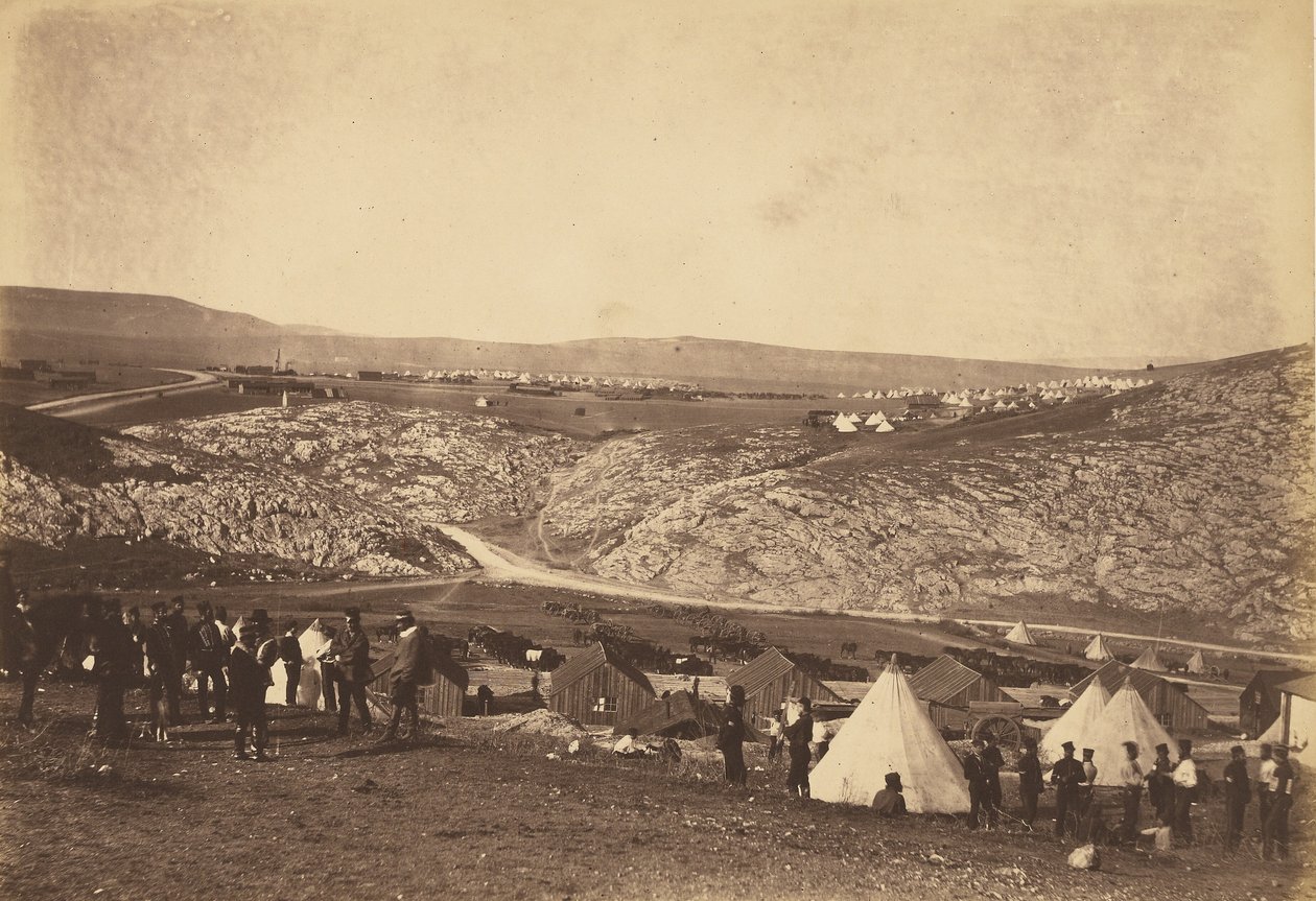 Lager der Pferdeartillerie von Roger Fenton