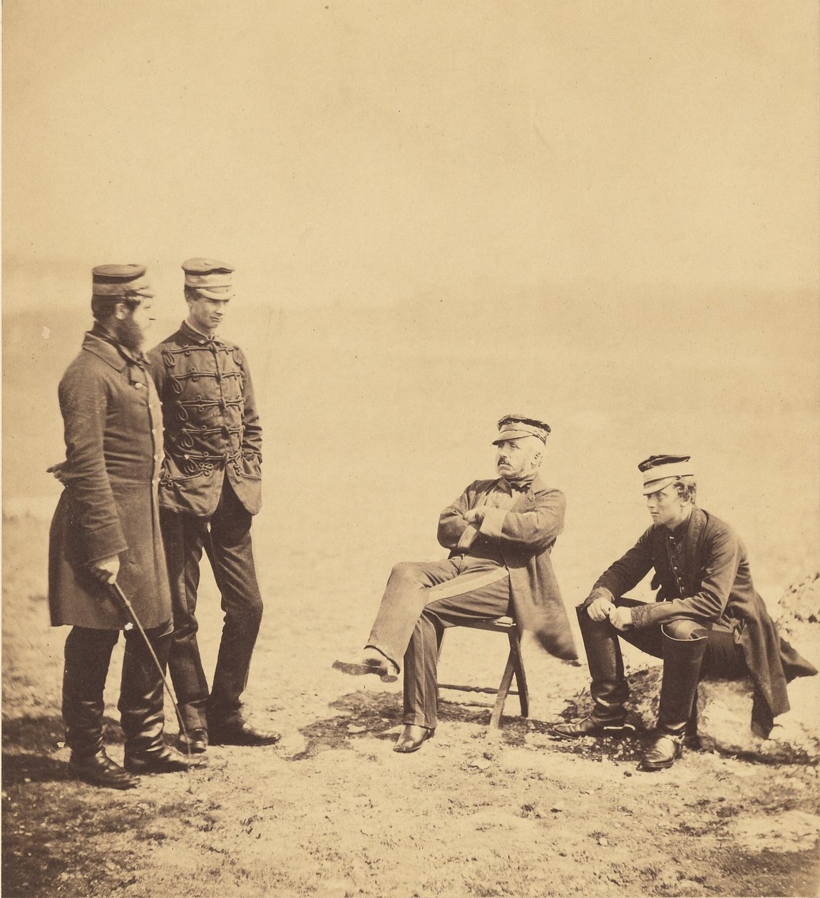 Generalleutnant Barnard und Stab von Roger Fenton