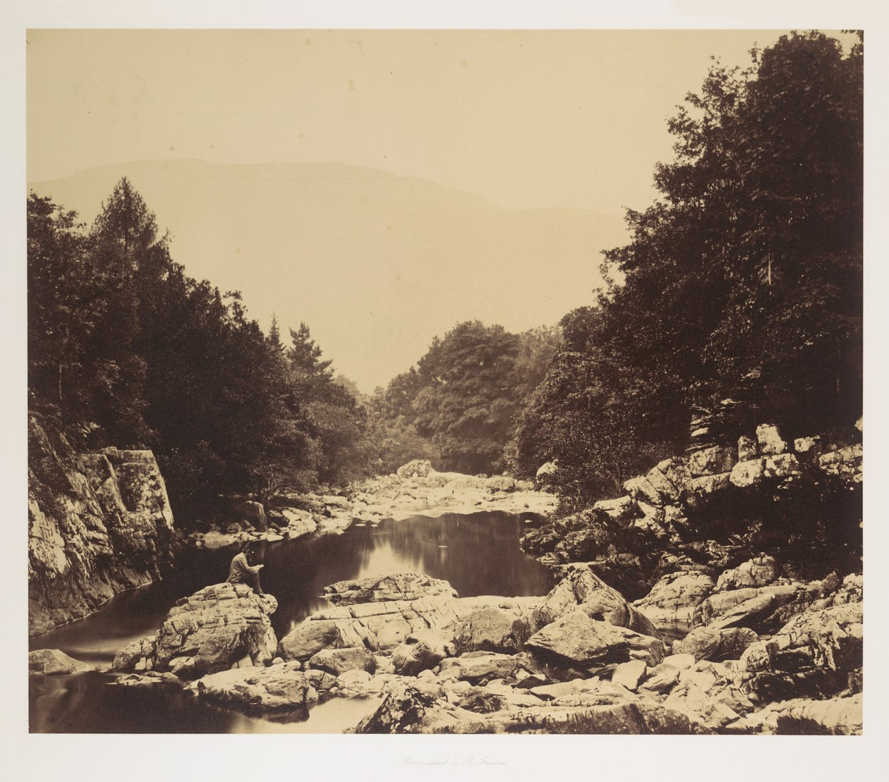 Am Llugwy, nahe Bettws-y-Coed von Roger Fenton