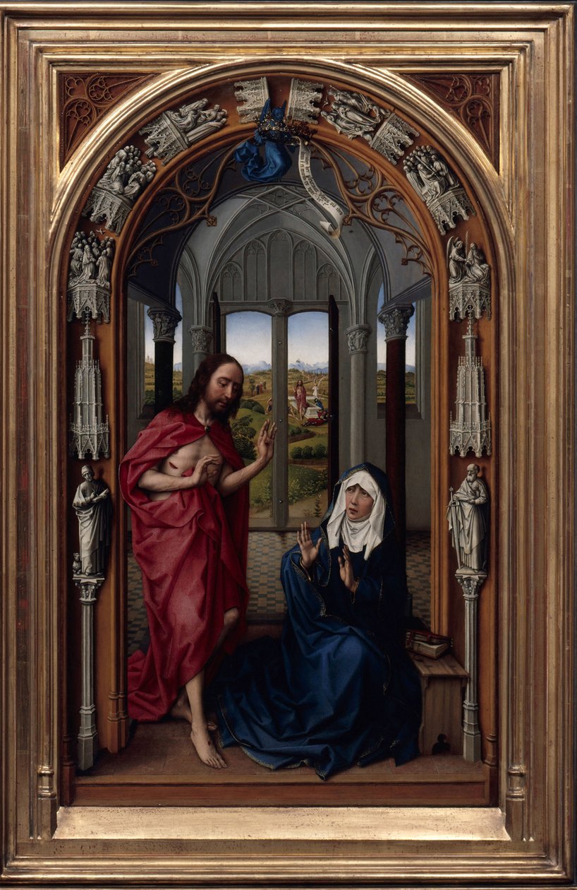 Der Altar Unserer Lieben Frau Miraflores Altar, ca. 1440 von Rogier van der Weyden