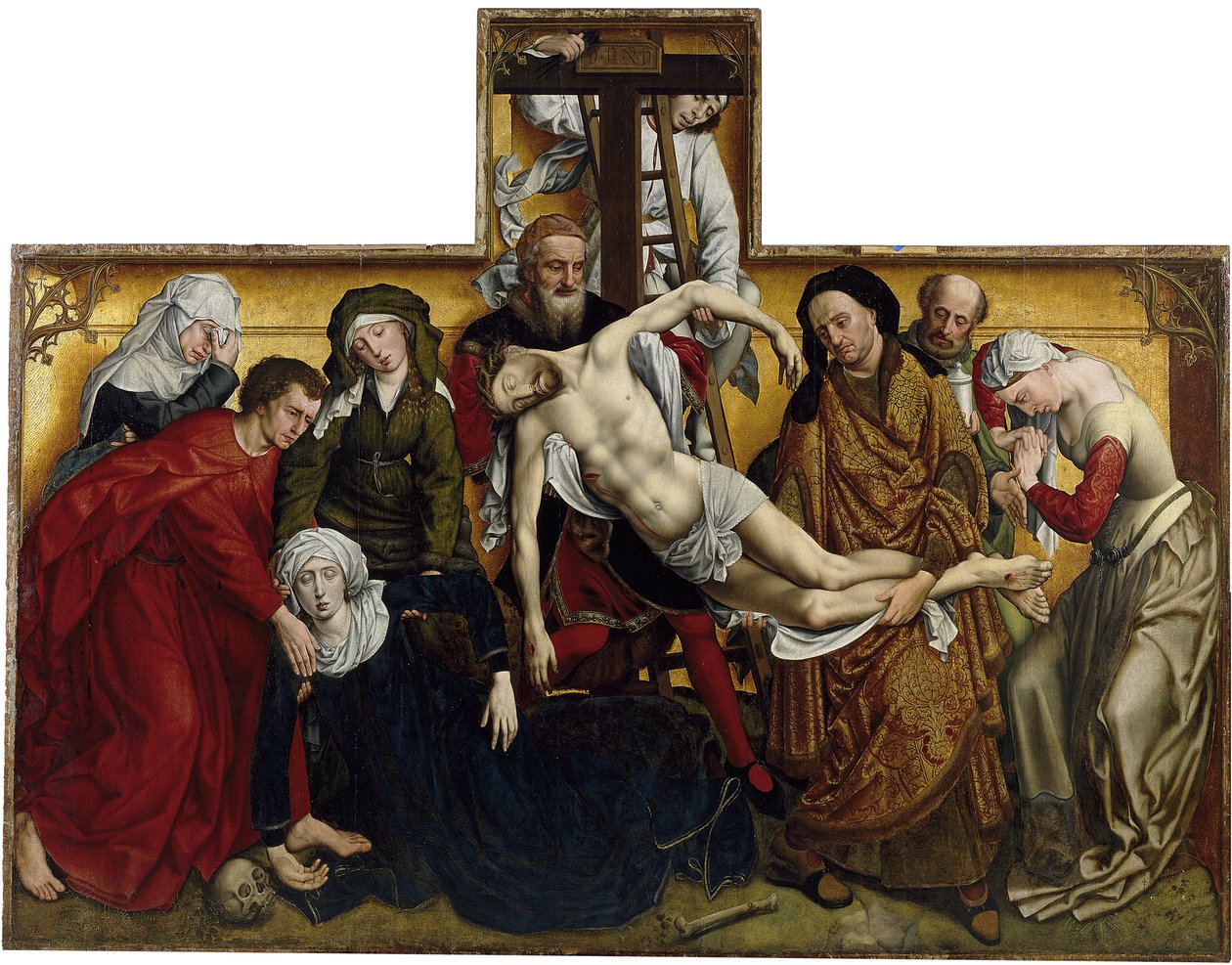 Der Abstieg vom Kreuz, um 1435 von Rogier van der Weyden