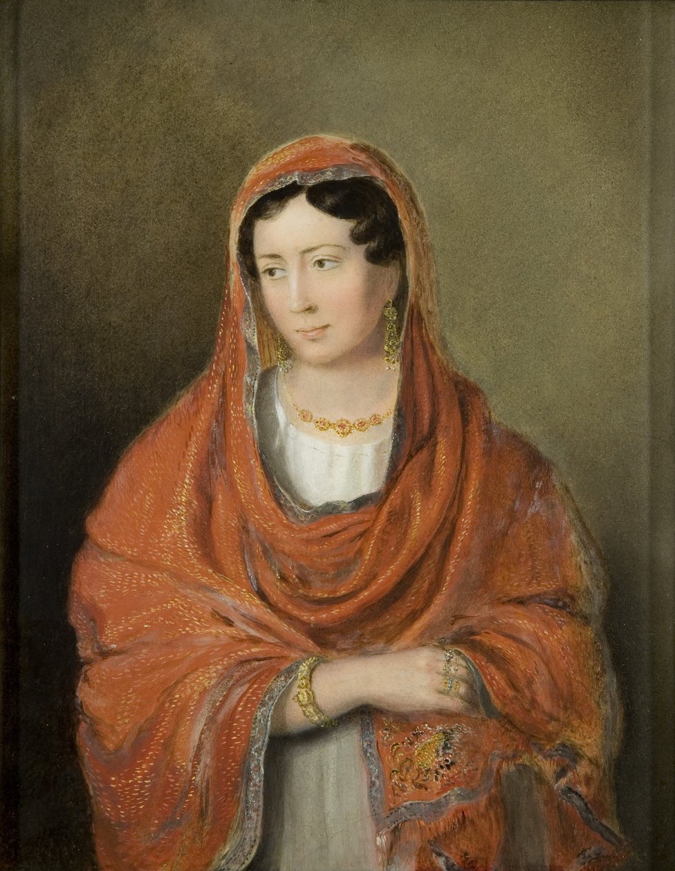 Porträt einer Dame, ca. 1820 von Rolinda Sharples