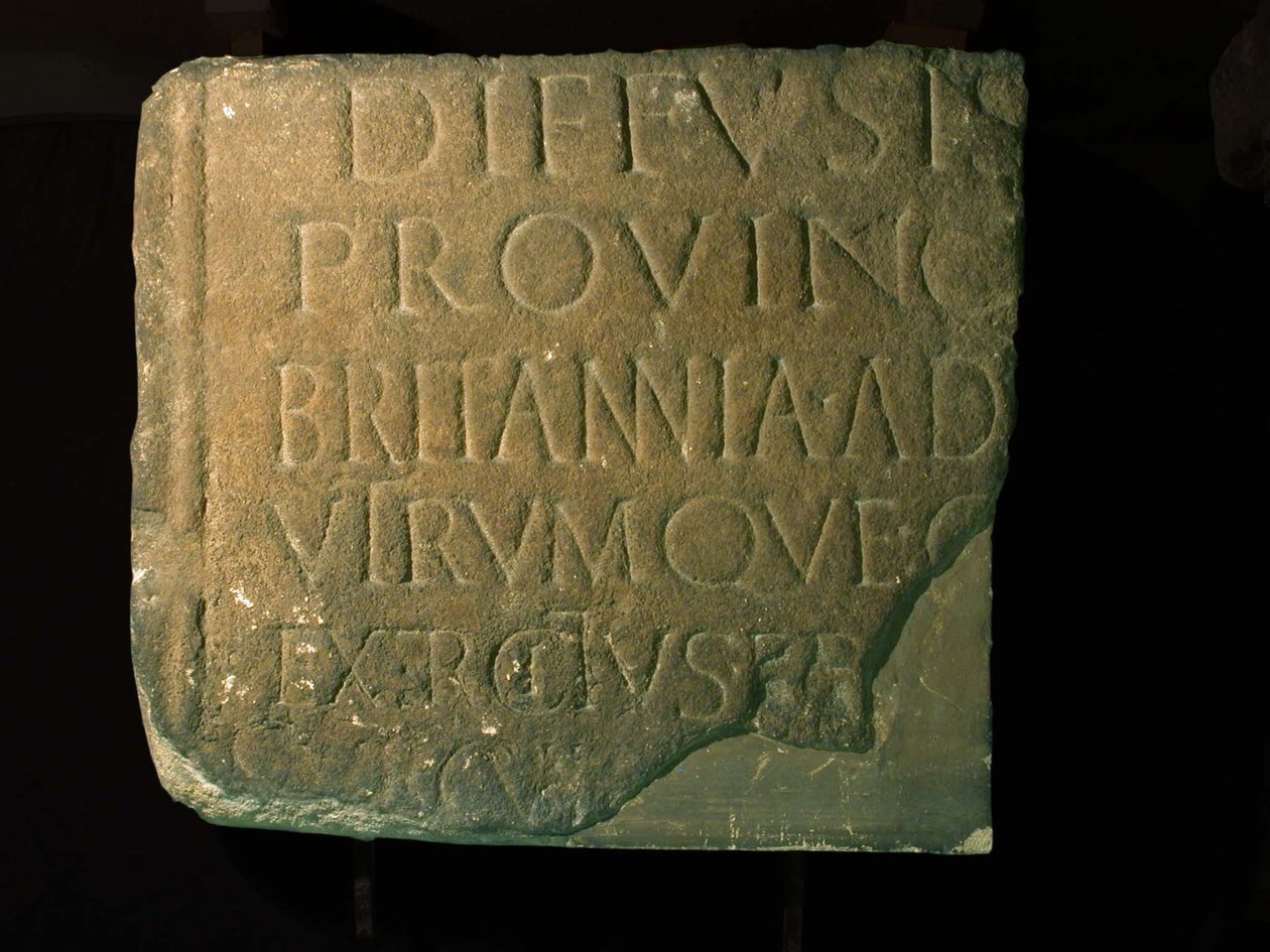Fragment einer römischen Tafel von Roman