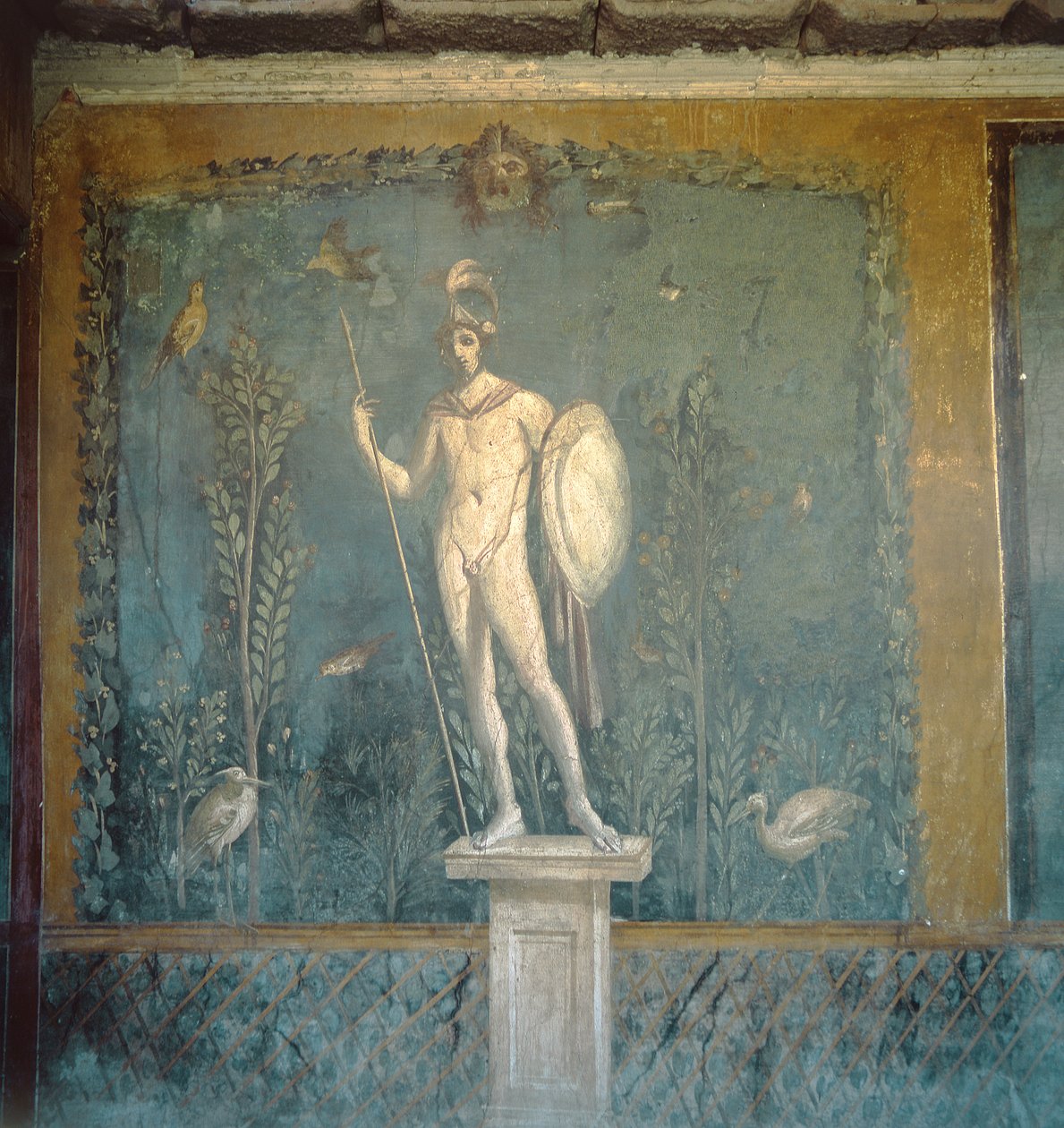 Statue eines nackten Soldaten von Roman
