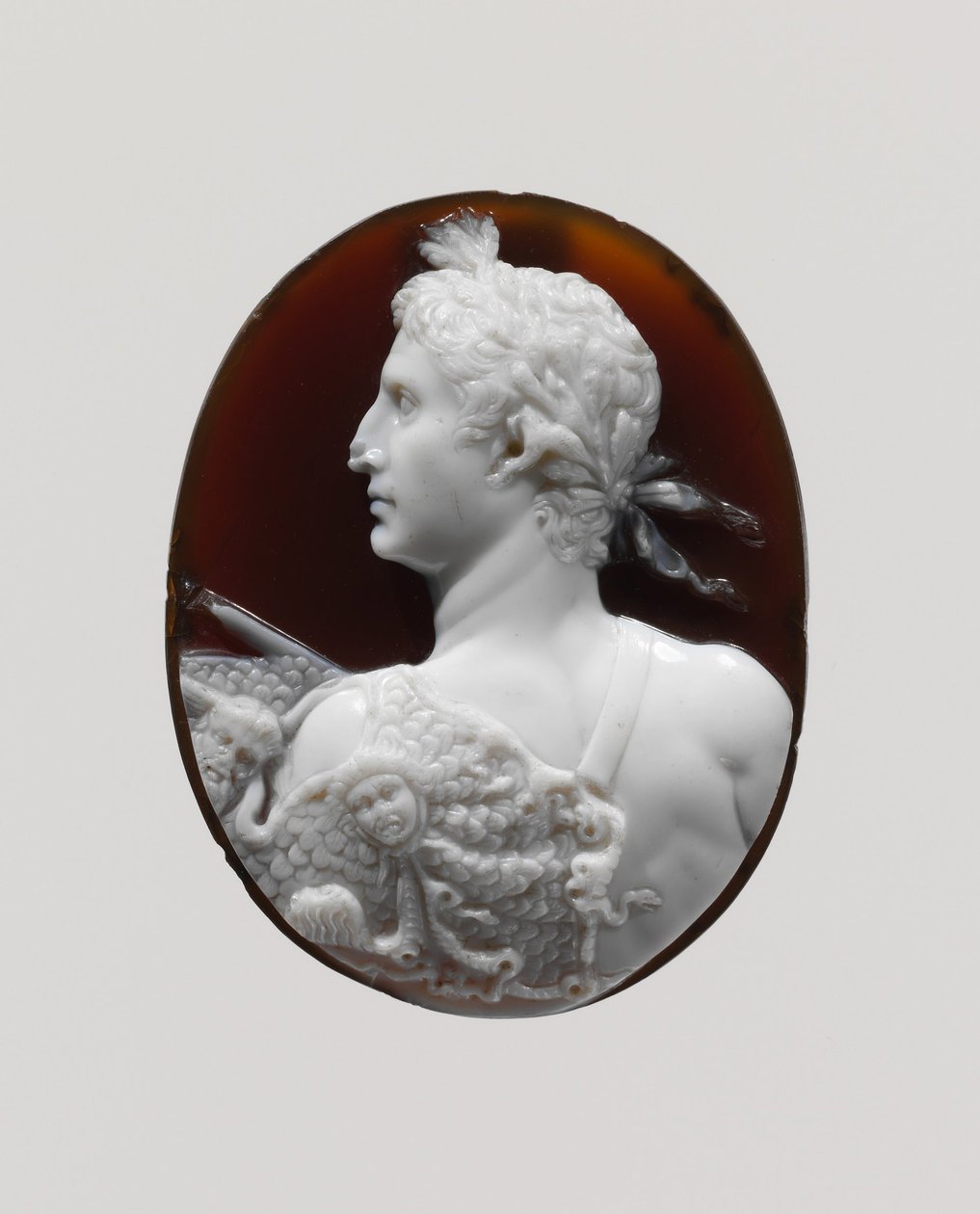 Kameo-Porträt des Kaisers Augustus, ca. 41-54 n. Chr. von Roman