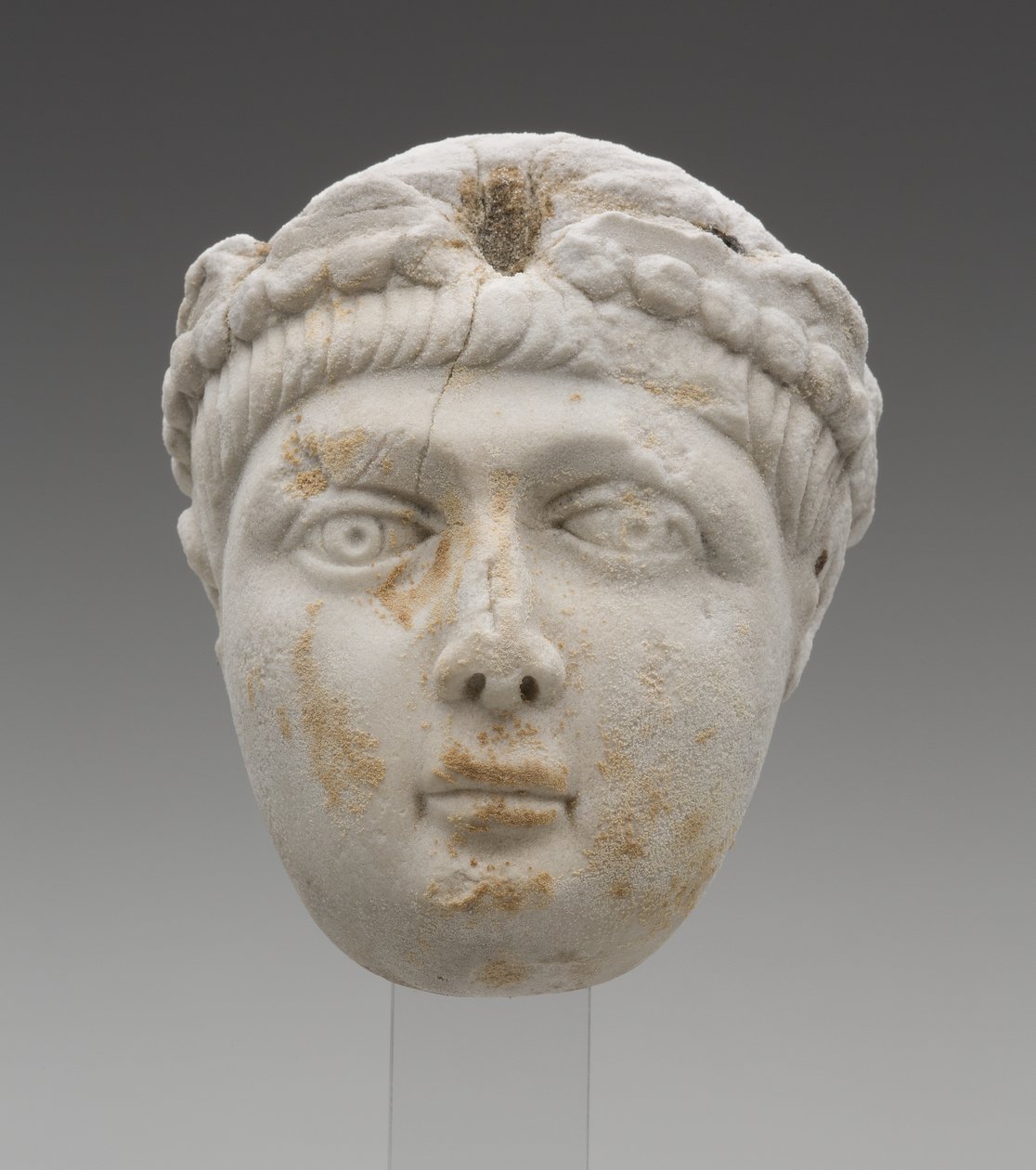 Kopf des Kaisers Honorius als Kind, spätes 4. Jahrhundert n. Chr. von Roman