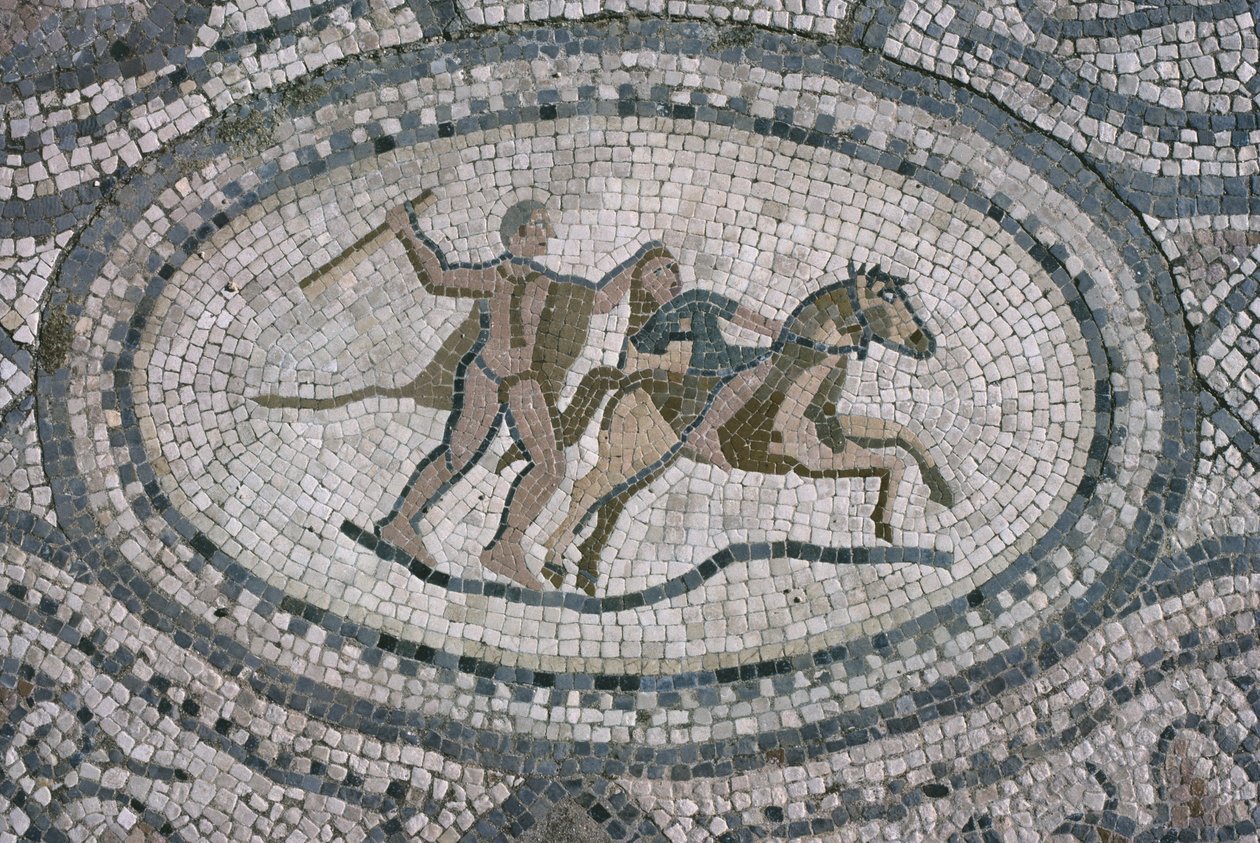 Herkules und die Amazonenkönigin, vom Boden des 