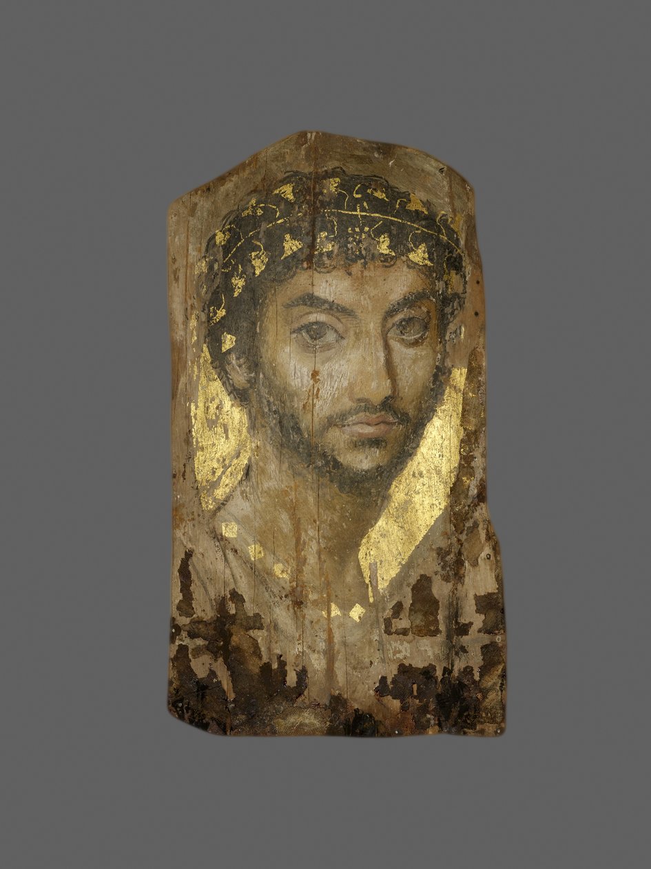 Mumienporträt eines Mannes, Ägypten, Fayum-Region von Roman