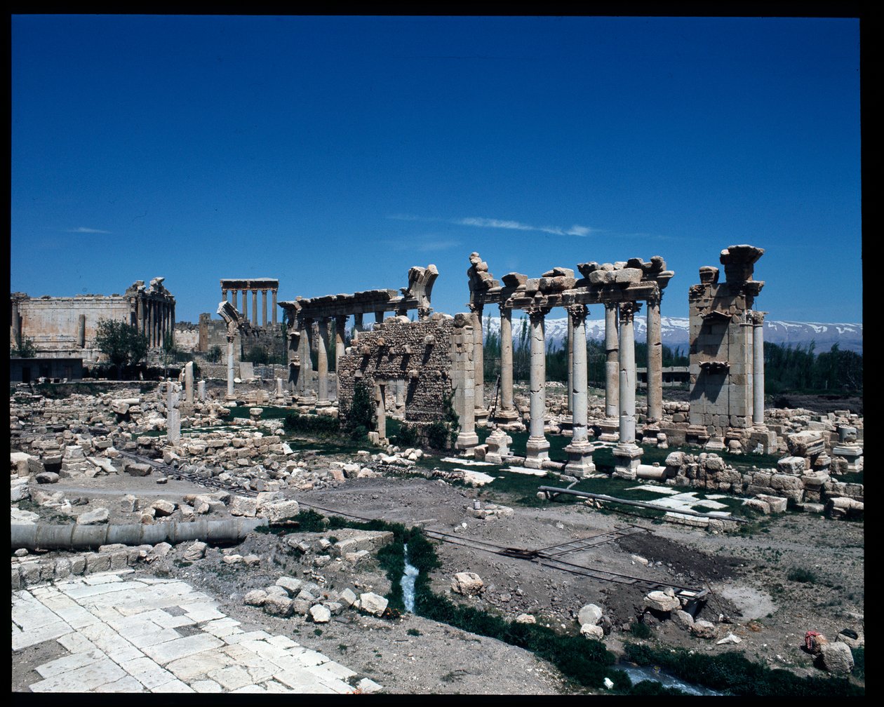 Überreste der Stätte von Roman