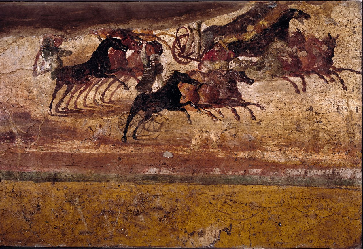 Römische Kunst: Wagenrennen von Roman